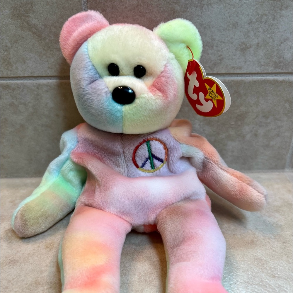 Vintage 1996 Ty Beanie Baby Peace